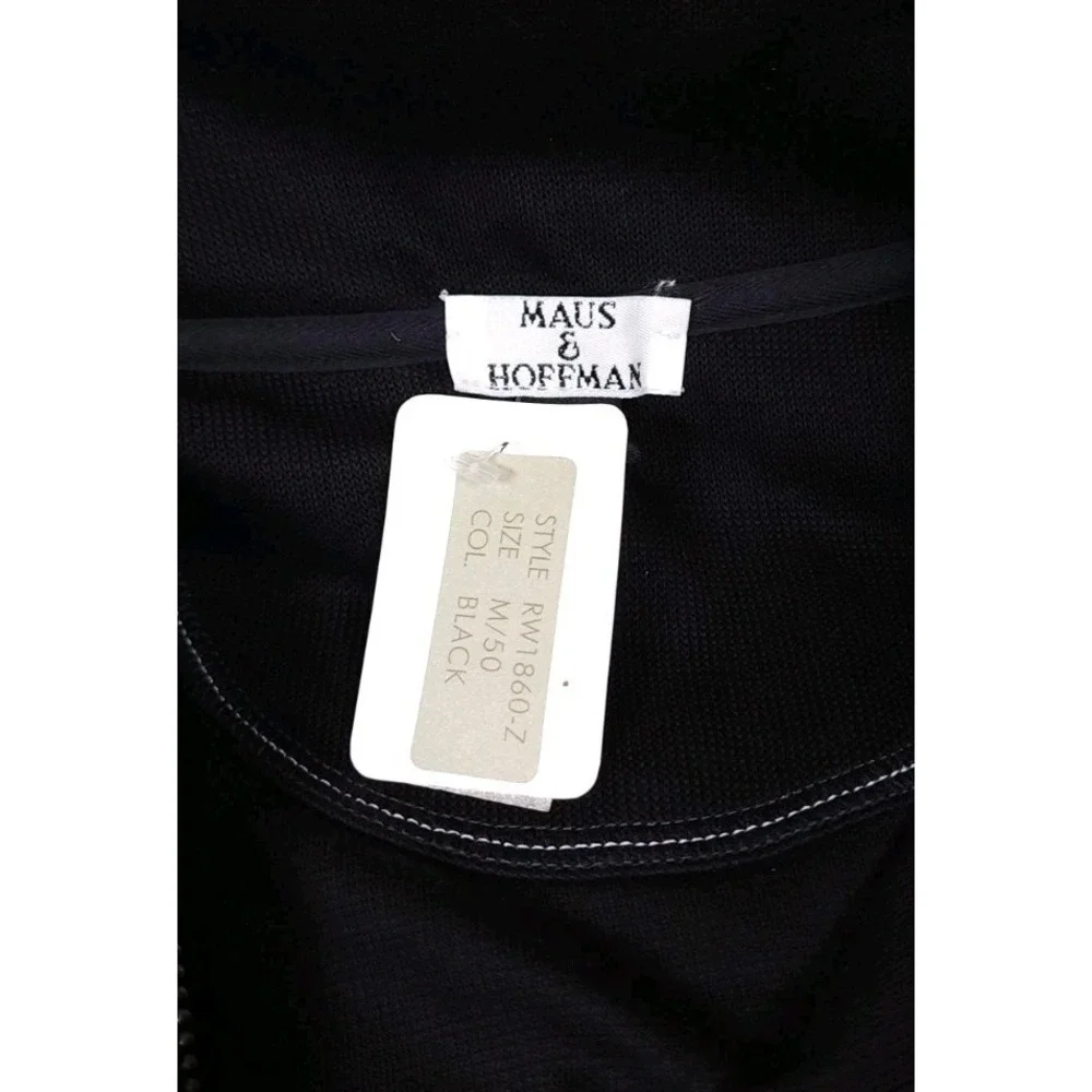 Maus & Hoffman Delray Cotton Active Medium Long‎ Sleeve Full Zip Black